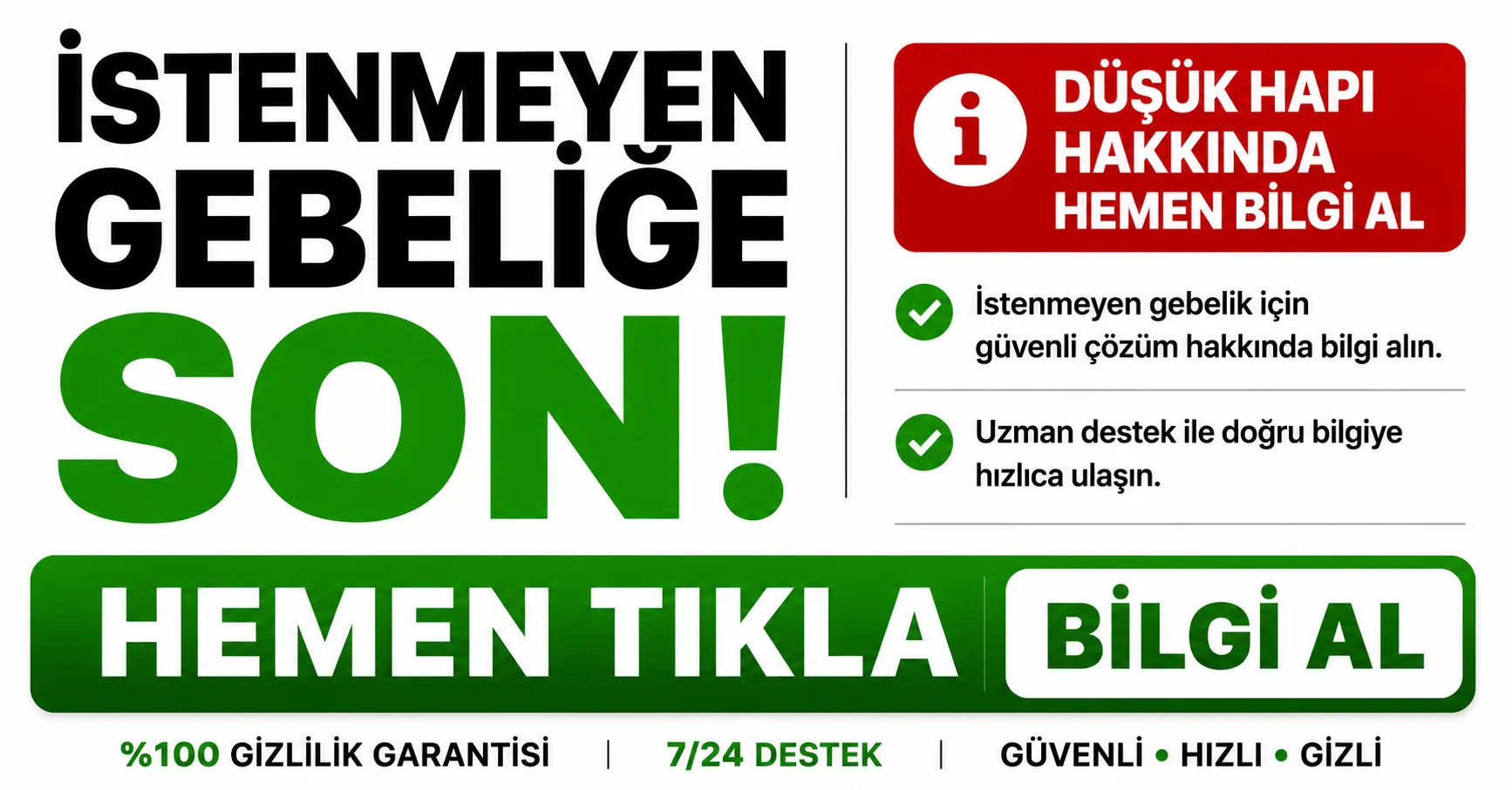 Sağlık ve Gebelik Bilgilendirme Görseli